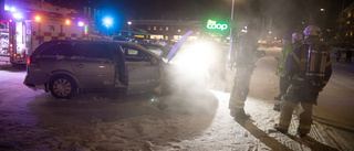 Rådig man släckte bilbrand    