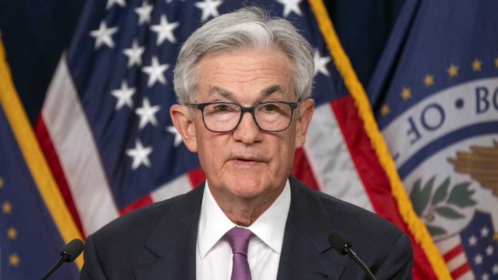 Amerikanska centralbankschefen Jerome Powell. Arkivbild.