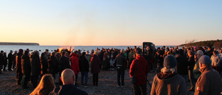 Valborgsfirande vid Ekstastranden