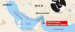 Iran: USA:s oljetanker togs efter kollision