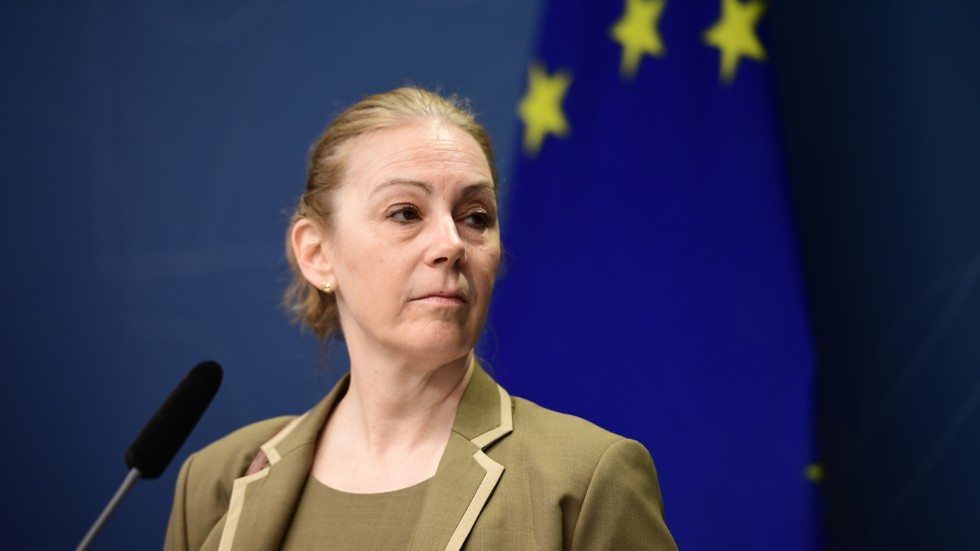 Nina Cromnier, generaldirektör för Strålsäkerhetsmyndigheten, lämnar posten den 29 maj. Arkivbild.