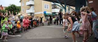 Så såg det ut under årets första Levande torg