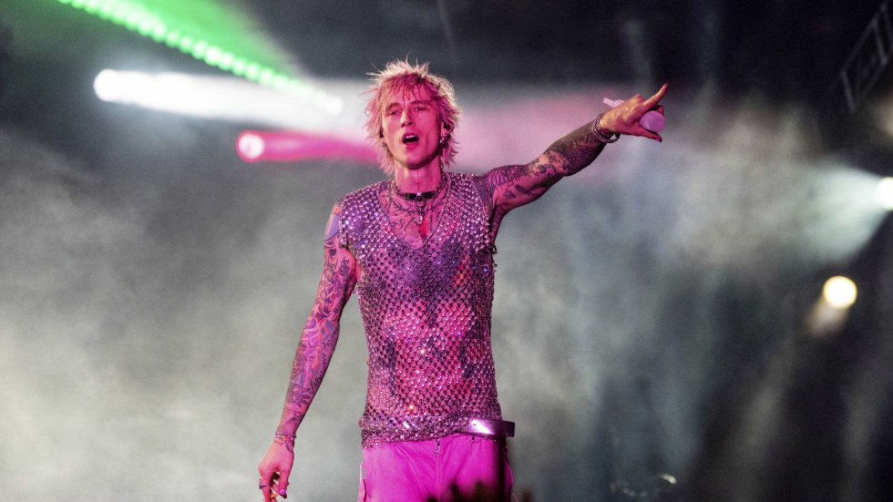 Machine Gun Kelly blir den första att spela på Gröna Lund efter olyckan. Arkivbild.