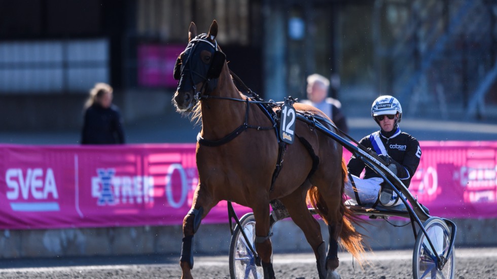 Ekipaget Rackham - Christoffer Eriksson kommer inte till start i miljonloppet Norrbottens Stora Pris, lördag kväll.