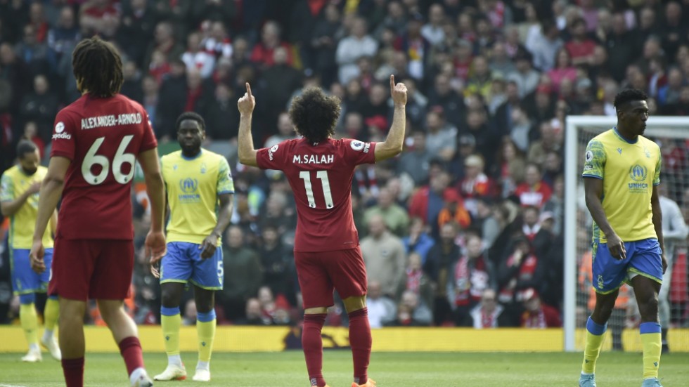 Mohamed Salah blev matchvinnare för Liverpool mot Nottingham.