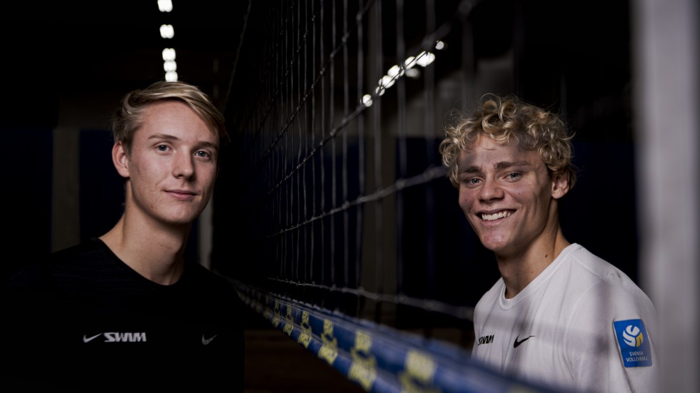 Jonatan Hellvig och David Åhman. Arkivbild.