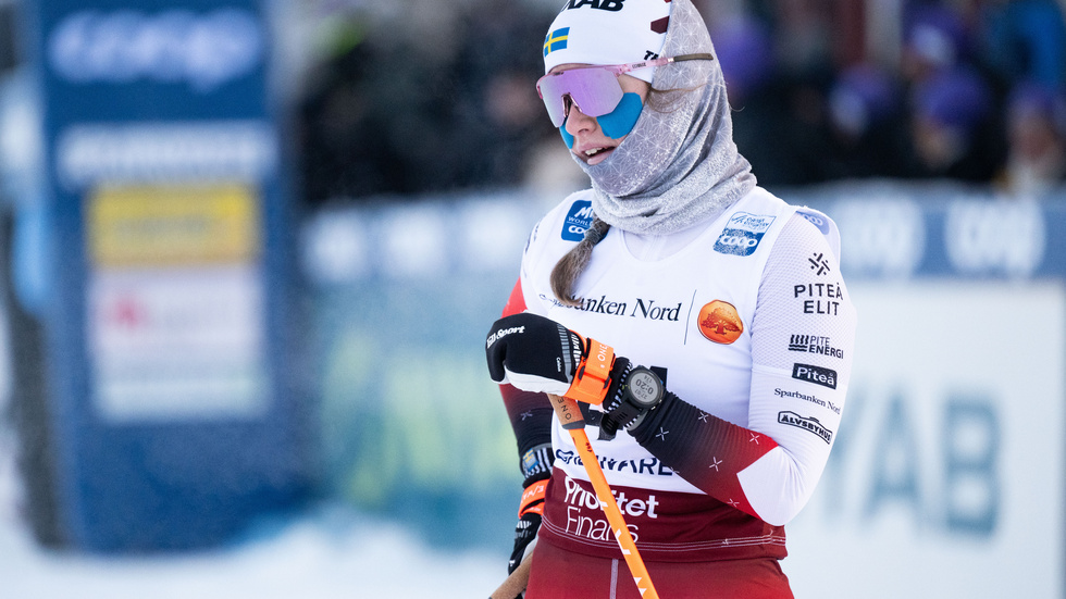 Lisa Ingesson gjorde sitt bästa resultat i världscupen i Gällivare. 
