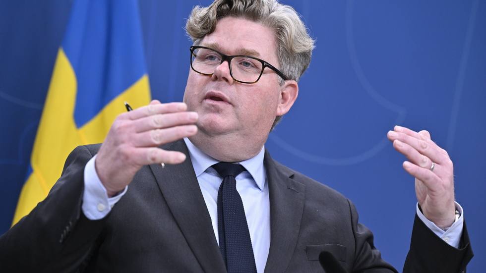 Justitieminister Gunnar Strömmer (M). Arkivbild.