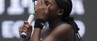 Gauff förlorade efter servehaveri