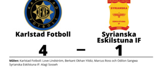 Alagi Sosseh målskytt - men Syrianska Eskilstuna IF föll