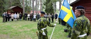 Veteranerna hyllades i soldatparken