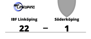 Målfest för IBF Linköping hemma mot Söderköping