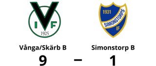 Simonstorp B chanslöst mot Vånga/Skärb B