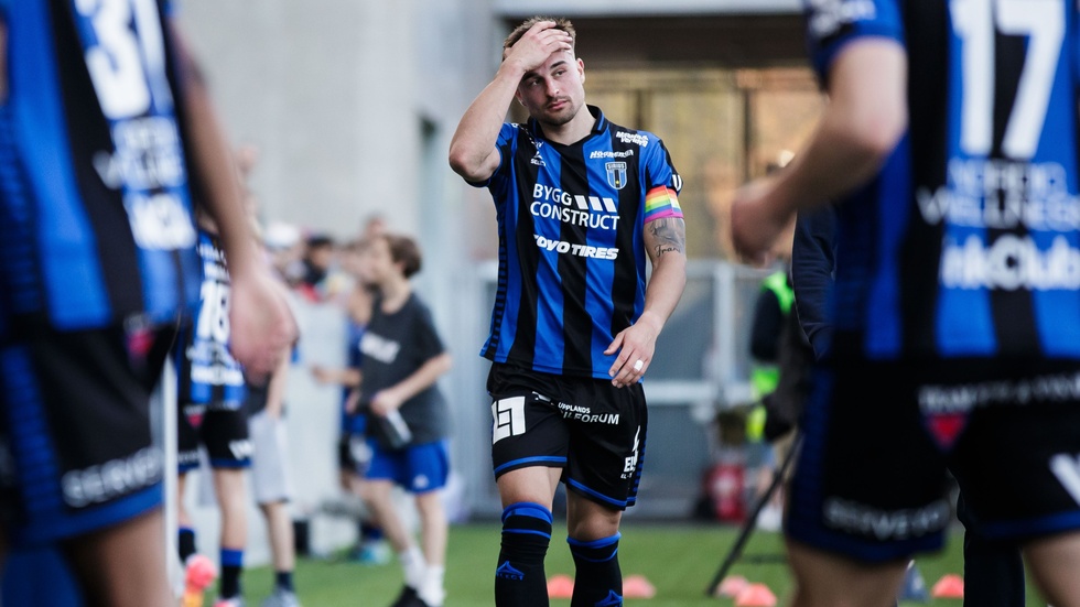 Siriusbacken Henrik Castegren deppar efter förlusten mot Häcken.