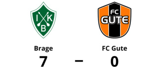 FC Gute förlorade mot Brage i P16 Div 1 Region 5 herr