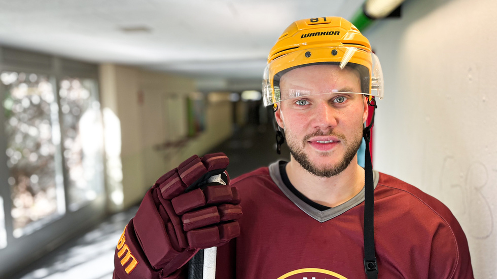 Theodor Lennström är ensam svensk i Genève Servette HC och han ser fram emot mötet med Skellefteå AIK – och inte minst att ställas mot Jonathan Pudas igen. 