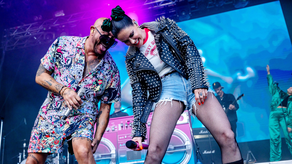 Aqua på Kirunafestivalen 2024.