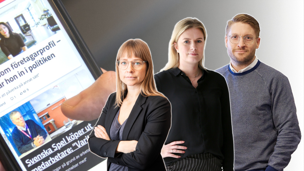 Vilda Engström, Cecilia Frid Thomsson och Pär Ullrich.