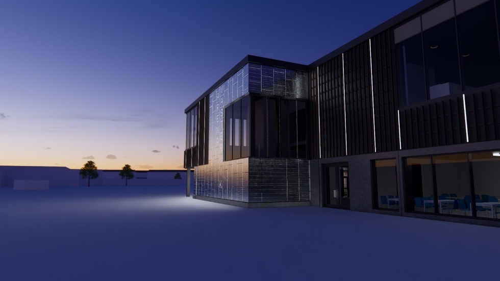 Kommunen vill minska kostnaderna för arenabygget.