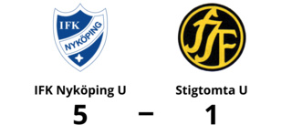 IFK Nyköping U besegrade Stigtomta U med 5-1