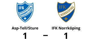 En poäng för IFK Norrköping borta mot Asp-Tell/Sture