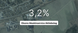 Minskad omsättning för Olsons Maskinservice