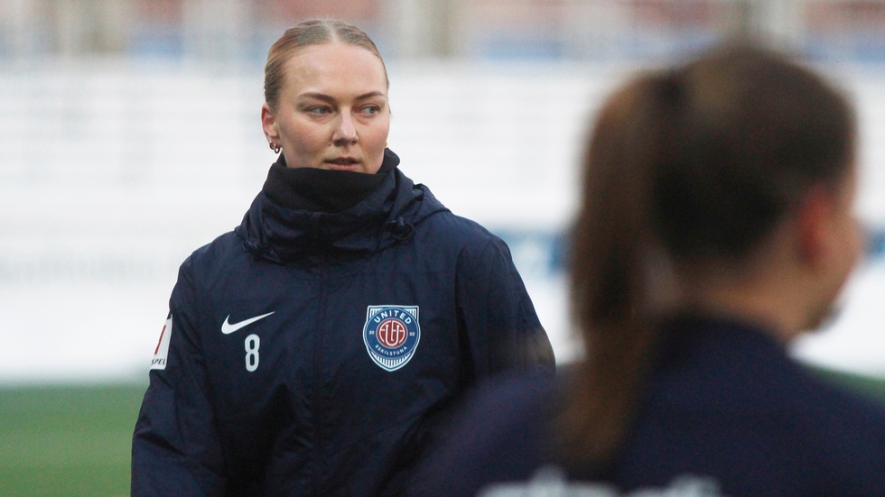 Uniteds Alexandra Benediktsson missar ännu en match.