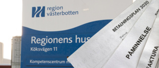 Regionen missar att betala fakturor i tid