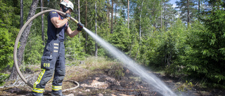 Skogsbrand i Nyköping : "Ingen aning om hur det utlöstes"