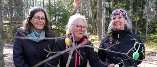 De ligger bakom mystiska pyntandet i skogen