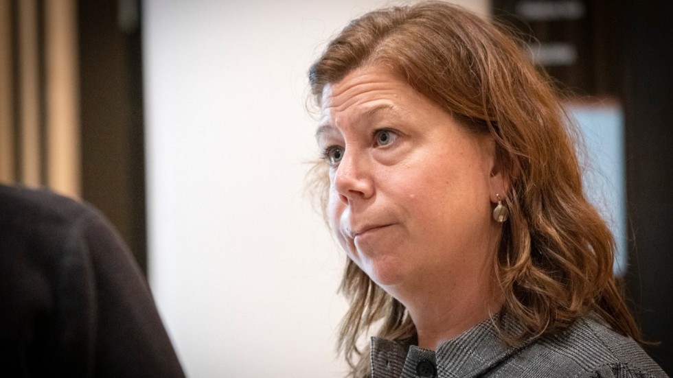 Annelie Arvidsson, rektor på Källebergsskolan i Eslöv, som utsattes för en skolattack den 19 augusti.