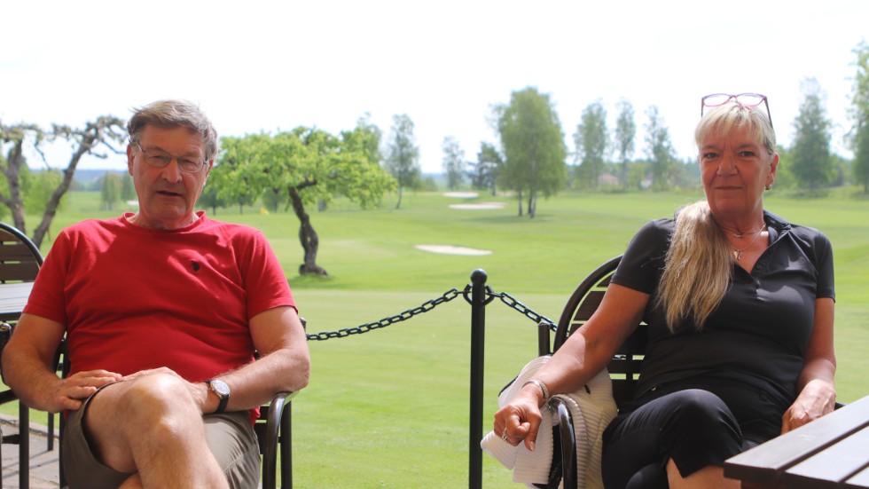 Björn af Klercker och Ingela Lindell, Katrineholms golfklubb, Jättorp