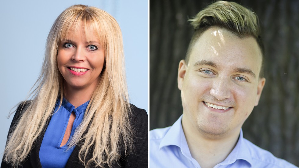 Erika Rydja Sandvik och Stefan Krstic ligger högt upp på Sörmlandsliberalernas riksdagslista.