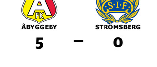 Storförlust när Strömsberg föll mot Åbyggeby på Brynäsvallen