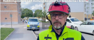 FILM: Räddningsledaren om branden i lägenheten – "helt obeboelig"