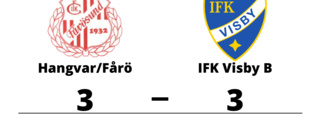 Hangvar/Fårö och IFK Visby B delade på poängen