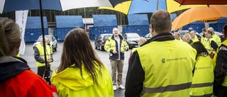 Nu är nya återvinningscentralen i Flen på plats