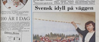 1990 100-åringen firar med fyrverkeri