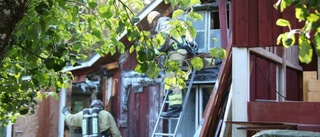 Brand i mindre hus släcktes