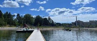 Ny avrådan från bad vid populära stranden