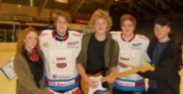 Livemusik - då hoppas Bodens HF bjuda på en riktig hockeyfest