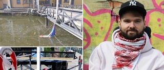 Prideflaggor vandaliserade inför East Pride • Skars ner från flaggstängerna • "Hot och våld är ständigt närvarande"