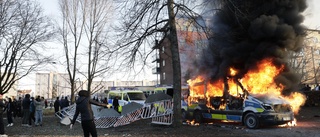 Våldet mot polisen har inget att göra med antirasism