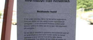 Bostadsbolaget skäller på hundägare