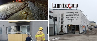 Brand, läcka och konkurs