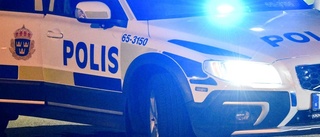 Polis grep stökig man