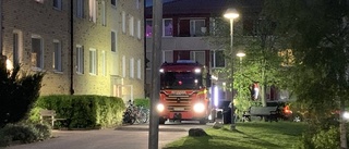 Kvarglömd gryta togs för brand