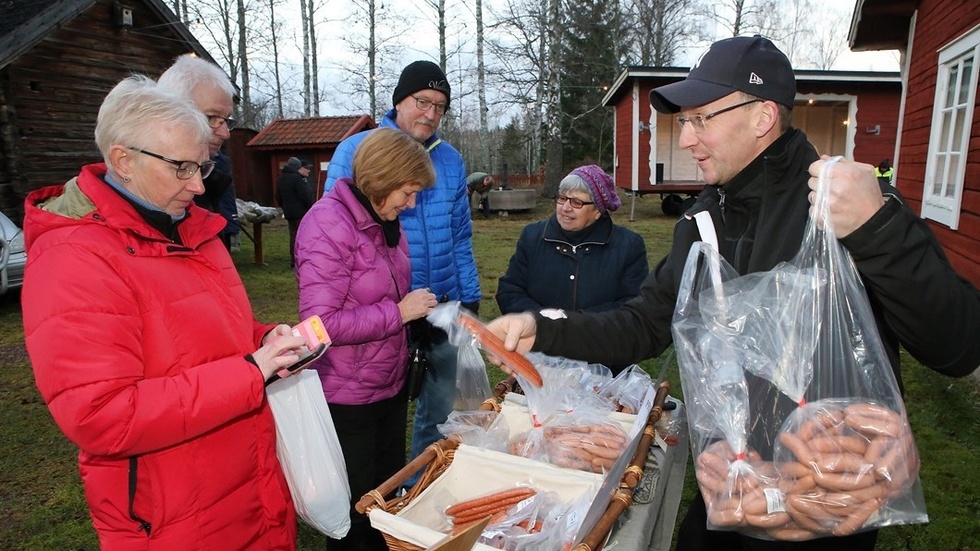 Anders Larsson från Högebergsgrisen i Ingatorp var nöjd. Foto: Roelof Stroetinga