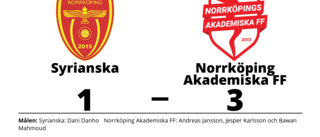 Norrköping Akademiska FF vann trots uppryckning av Syrianska