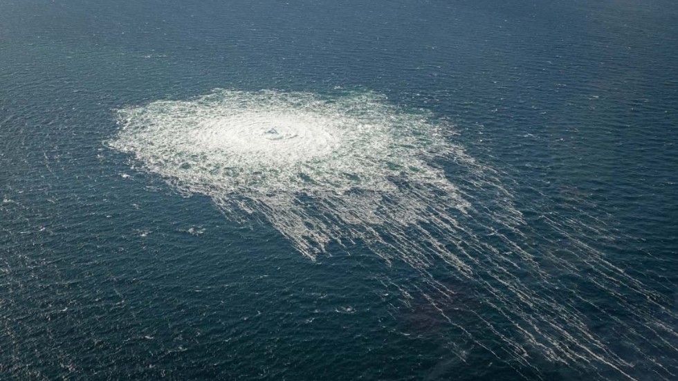 Gasläcka från Nordstream II.